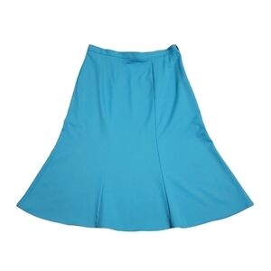 Nikki size 12 long blue skirt polyester RN 46032